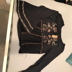 Gray Blouse
